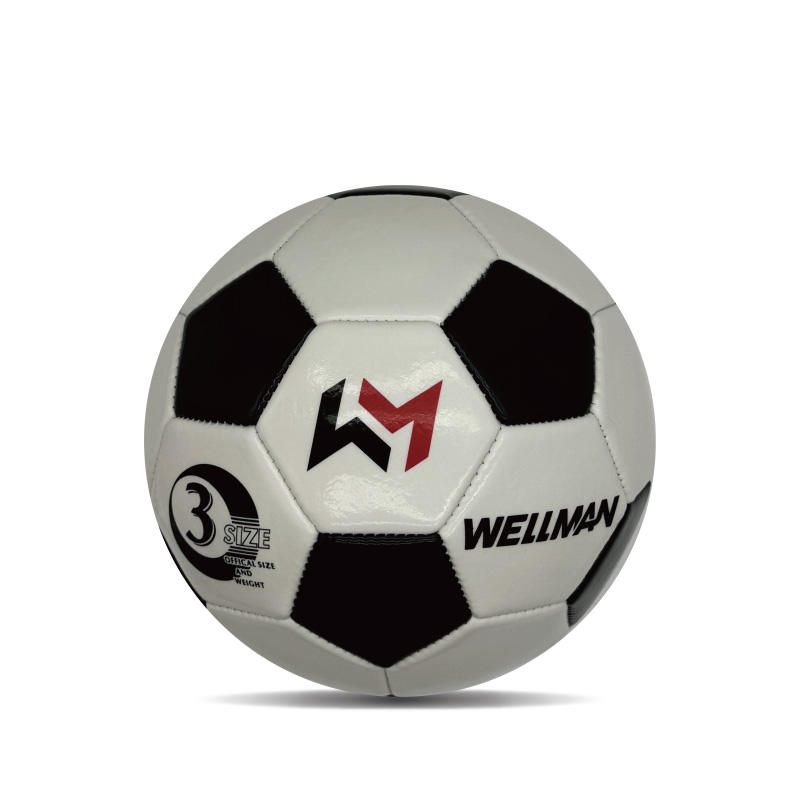 Custom Machine genähte umweltfreundliche PVC-Fußball-Größe 3 Kinder Fußballbälle