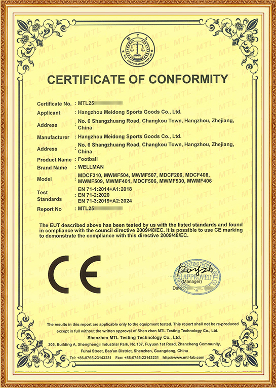 CE -Zertifikate